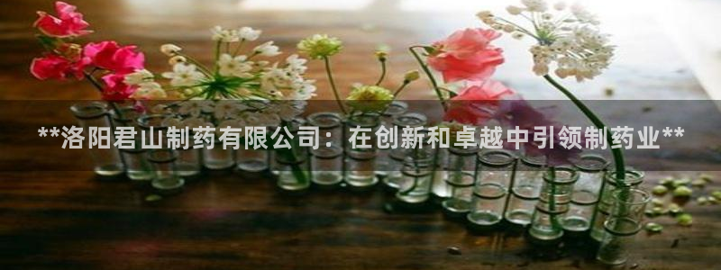 九游老哥俱乐部登录：**洛阳君山制药有限公司：在创新和卓越中引领制药业**