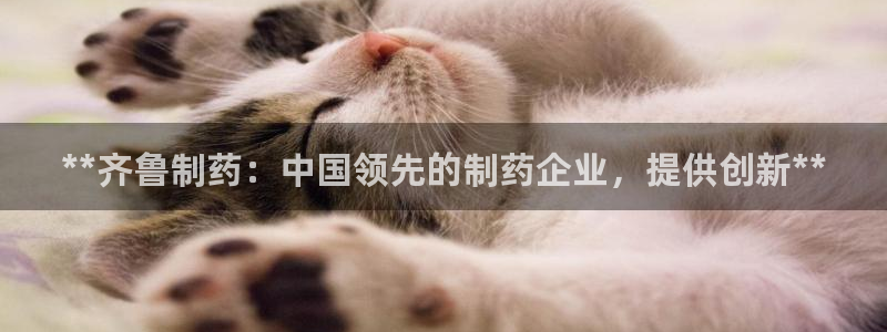 九游老哥俱乐部官网登录入口：**齐鲁制药：中国领先的制药企业，提供创新**