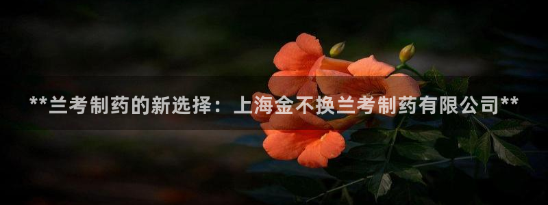 九游会老哥俱乐部官网：**兰考制药的新选择：上海金不换兰考制药有限公司**