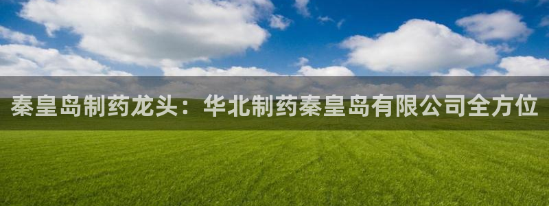 九游会老哥：秦皇岛制药龙头：华北制药秦皇岛有限公司全方位