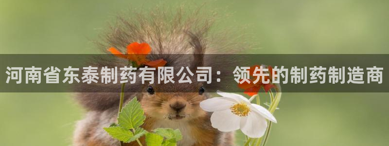 九游会老哥必备的交流社区：河南省东泰制药有限公司：领先的制药制造商
