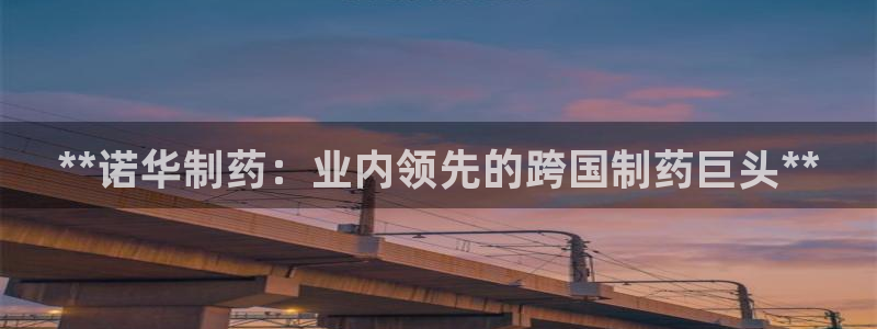九游会老哥必备的交流社区九：**诺华制药：业内领先的跨国制药巨头**