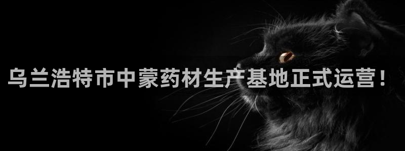老哥俱乐部是干什么的啊：乌兰浩特市中蒙药材生产基地正式运营！
