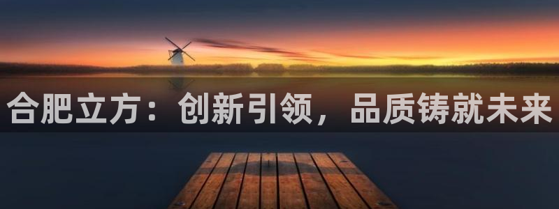 老哥吧九游会：合肥立方：创新引领，品质铸就未来
